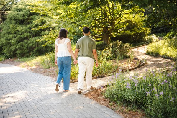 Karrar and Samantha's Engagement — engagement photography at Lewis Ginter Botanical Garden by Stephen Lawson