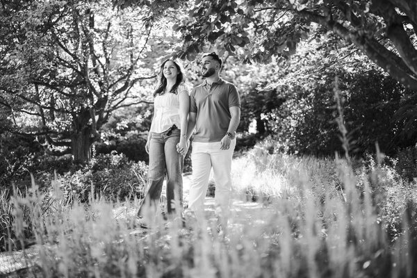 Karrar and Samantha's Engagement — engagement photography at Lewis Ginter Botanical Garden by Stephen Lawson