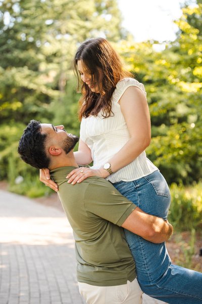 Karrar and Samantha's Engagement — engagement photography at Lewis Ginter Botanical Garden by Stephen Lawson