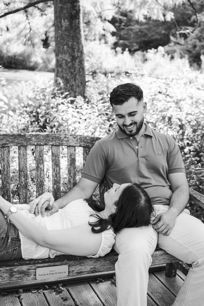 Karrar and Samantha's Engagement — engagement photography at Lewis Ginter Botanical Garden by Stephen Lawson