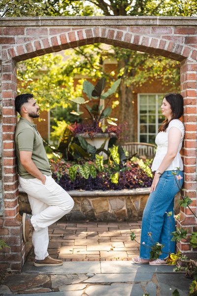 Karrar and Samantha's Engagement — engagement photography at Lewis Ginter Botanical Garden by Stephen Lawson