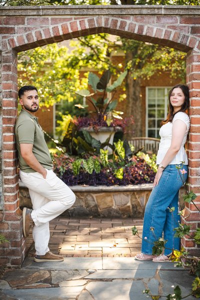 Karrar and Samantha's Engagement — engagement photography at Lewis Ginter Botanical Garden by Stephen Lawson
