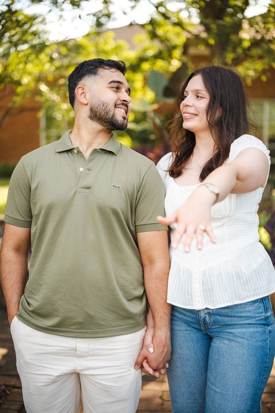 Karrar and Samantha's Engagement — engagement photography at Lewis Ginter Botanical Garden by Stephen Lawson