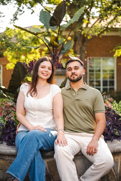 Karrar and Samantha's Engagement — engagement photography at Lewis Ginter Botanical Garden by Stephen Lawson