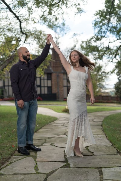 Audrey and Hammza's Engagement — engagement photography at Agecroft Hall & Gardens by Stephen Lawson