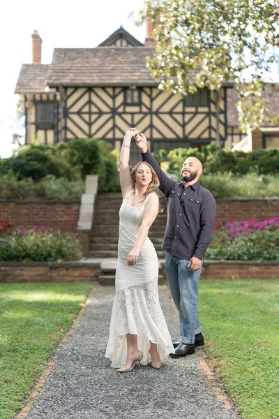 Audrey and Hammza's Engagement — engagement photography at Agecroft Hall & Gardens by Stephen Lawson