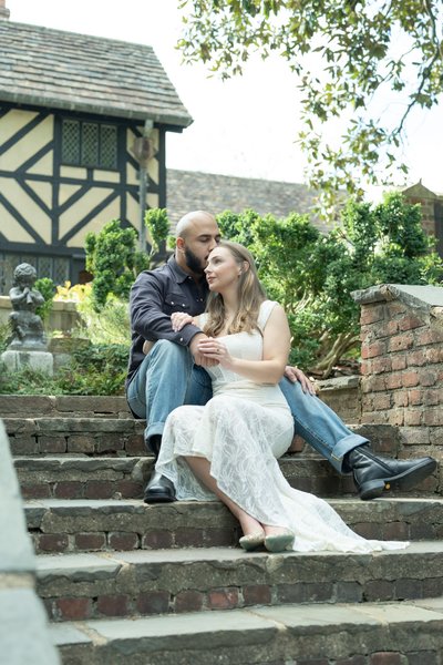 Audrey and Hammza's Engagement — engagement photography at Agecroft Hall & Gardens by Stephen Lawson