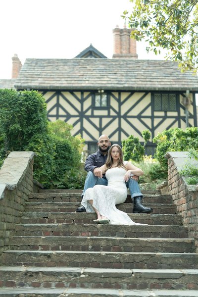 Audrey and Hammza's Engagement — engagement photography at Agecroft Hall & Gardens by Stephen Lawson