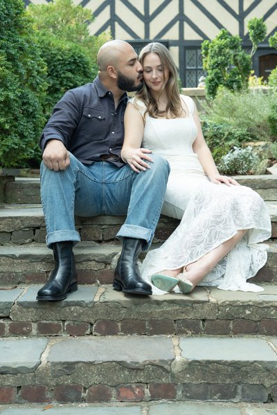 Audrey and Hammza's Engagement — engagement photography at Agecroft Hall & Gardens by Stephen Lawson