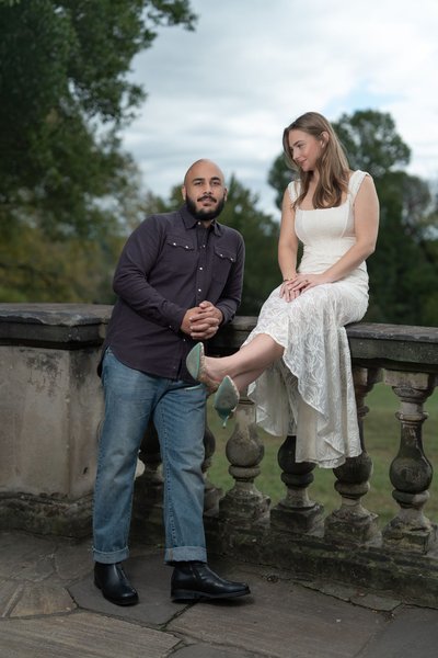 Audrey and Hammza's Engagement — engagement photography at Agecroft Hall & Gardens by Stephen Lawson