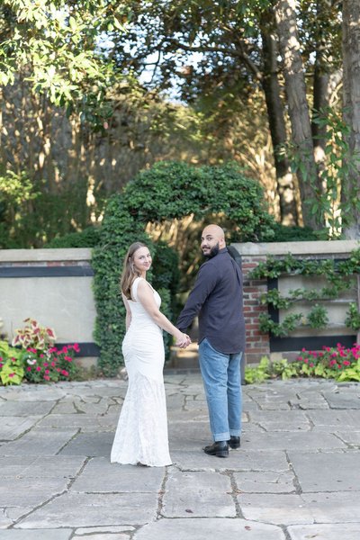 Audrey and Hammza's Engagement — engagement photography at Agecroft Hall & Gardens by Stephen Lawson