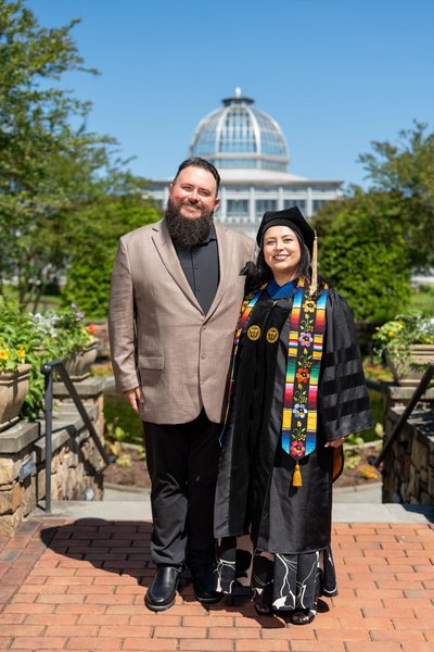 Danielle's Graduation — graduation photography at Lewis Ginter Botanical Garden by Stephen Lawson