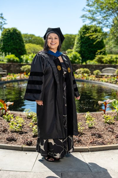 Danielle's Graduation — graduation photography at Lewis Ginter Botanical Garden by Stephen Lawson