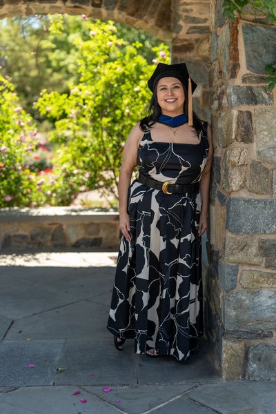 Danielle's Graduation — graduation photography at Lewis Ginter Botanical Garden by Stephen Lawson