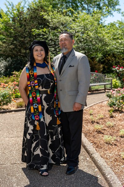 Danielle's Graduation — graduation photography at Lewis Ginter Botanical Garden by Stephen Lawson