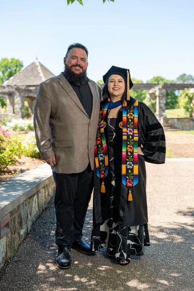 Danielle's Graduation — graduation photography at Lewis Ginter Botanical Garden by Stephen Lawson