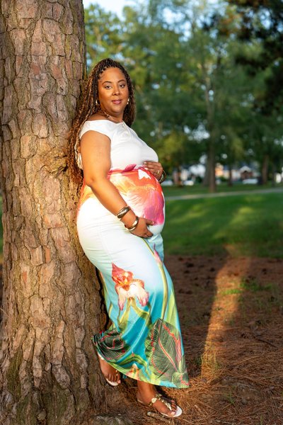Victoria and Kelvin's Maternity Session — family photography at Maymont by Stephen Lawson