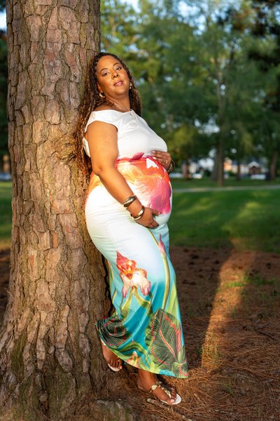 Victoria and Kelvin's Maternity Session — family photography at Maymont by Stephen Lawson