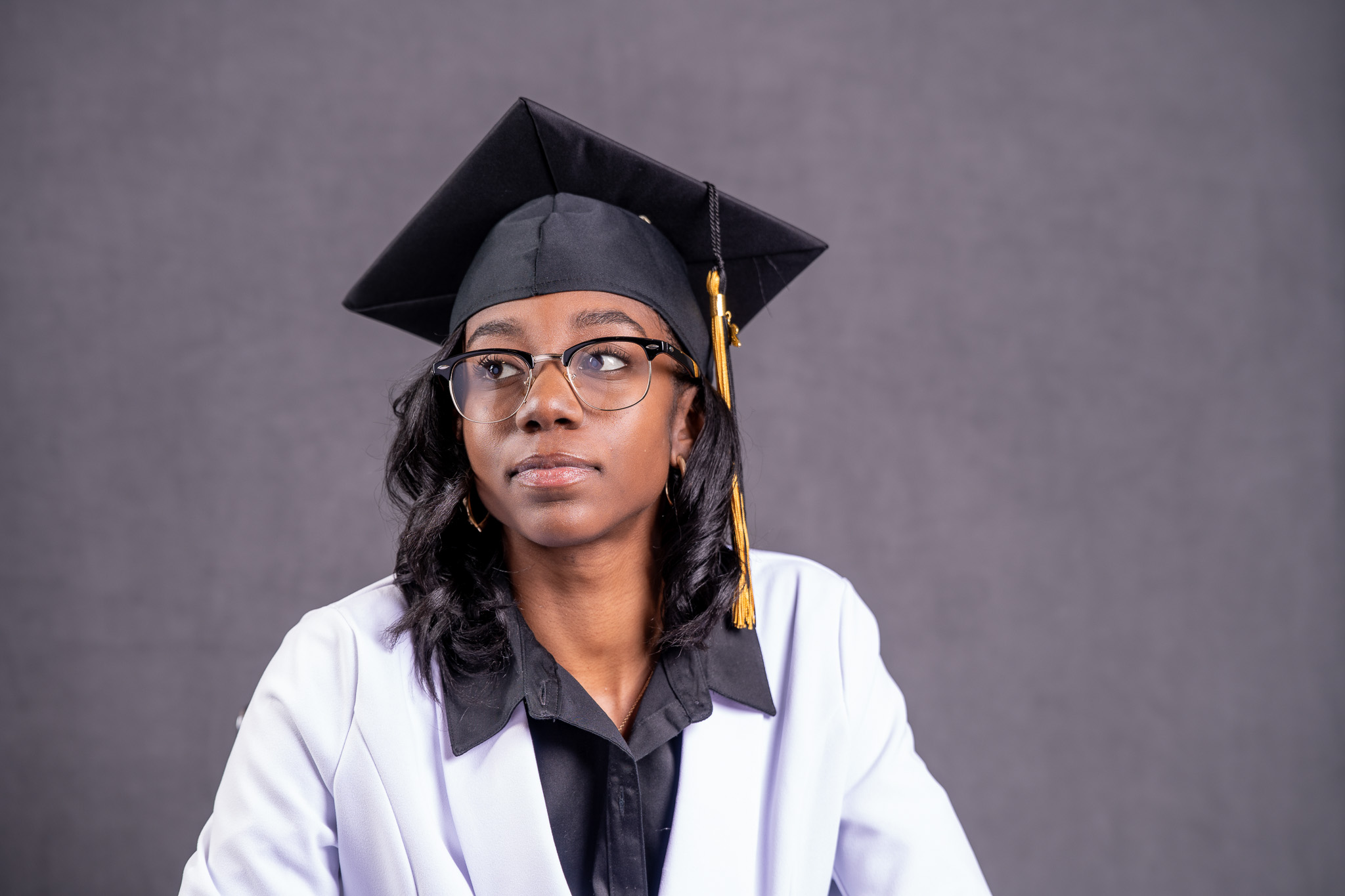 Winter Graduation Session: On-Location & In Studio