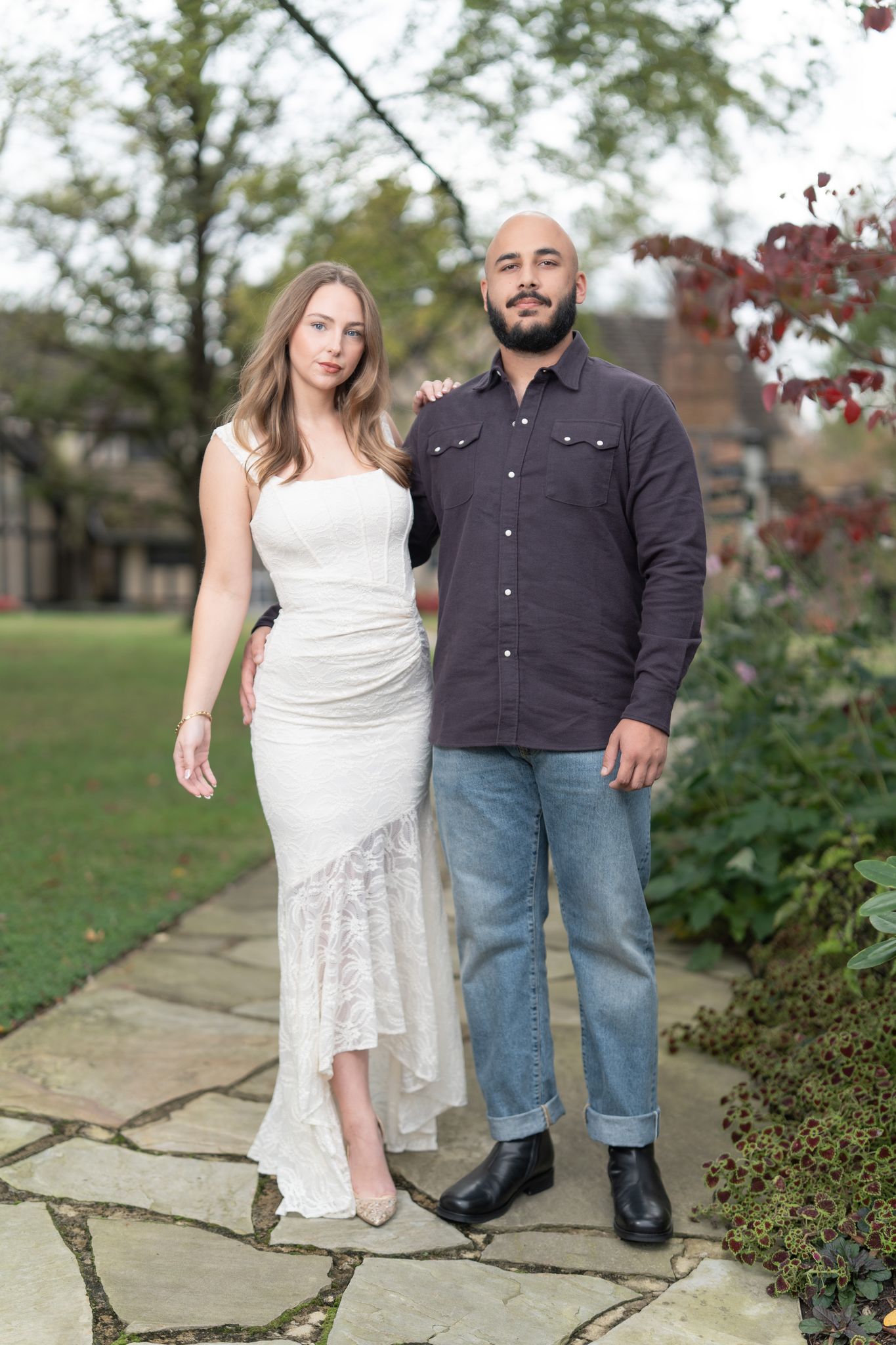 Audrey and Hammza's Engagement — engagement photography at Agecroft Hall & Gardens by Stephen Lawson