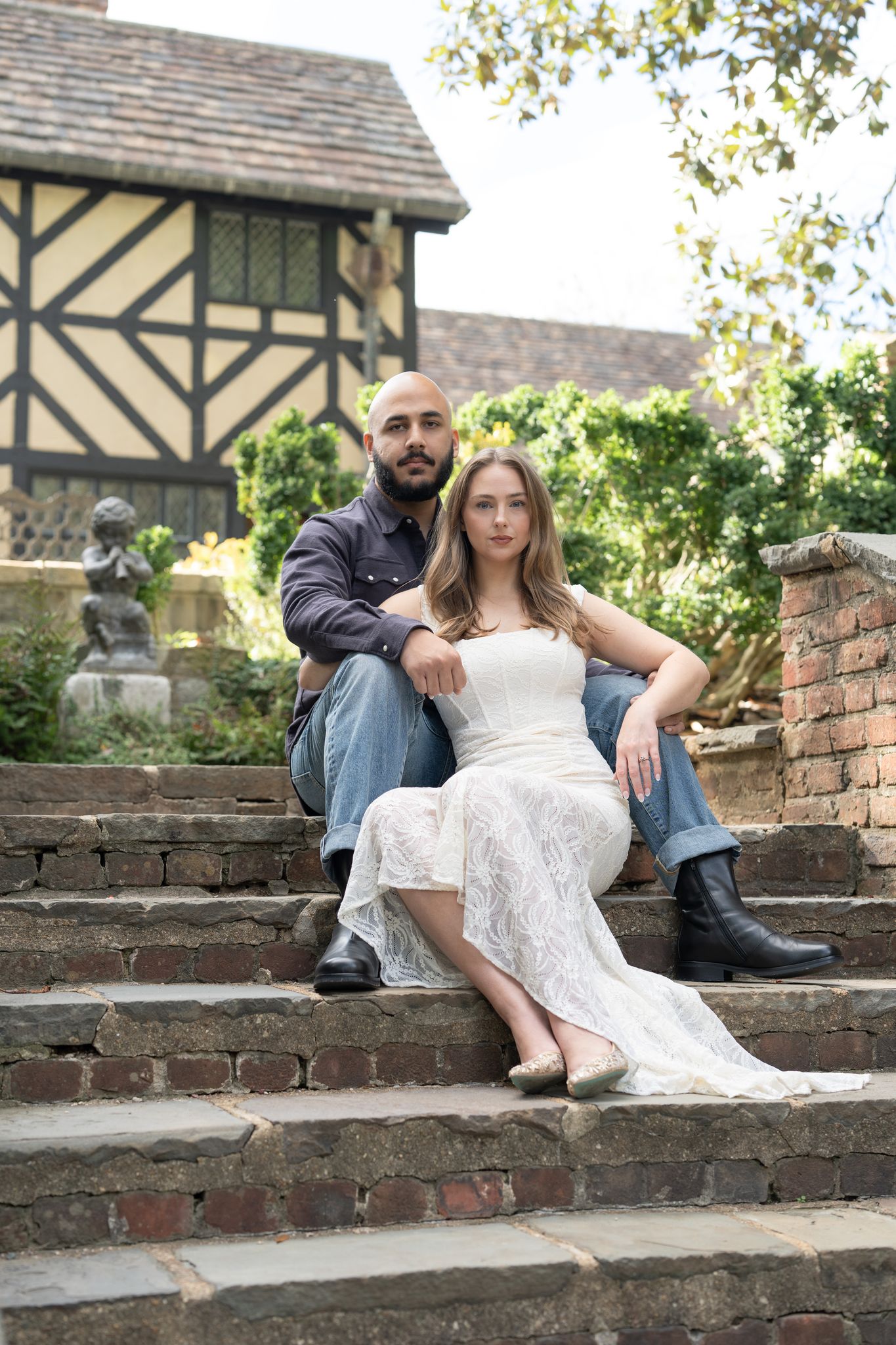Audrey and Hammza's Engagement — engagement photography at Agecroft Hall & Gardens by Stephen Lawson