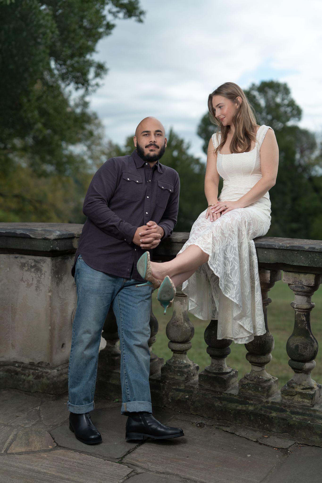 Audrey and Hammza's Engagement — engagement photography at Agecroft Hall & Gardens by Stephen Lawson